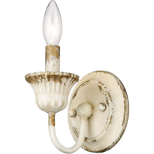 Jules 1 Light 5.25 inch Antique Ivory Wall Sconce Wall Light